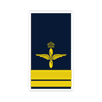 OF 1 Löjtnant FV hylsa (Sweden) (Military Rank) STICKER Vinyl Kiss-Cut Decal