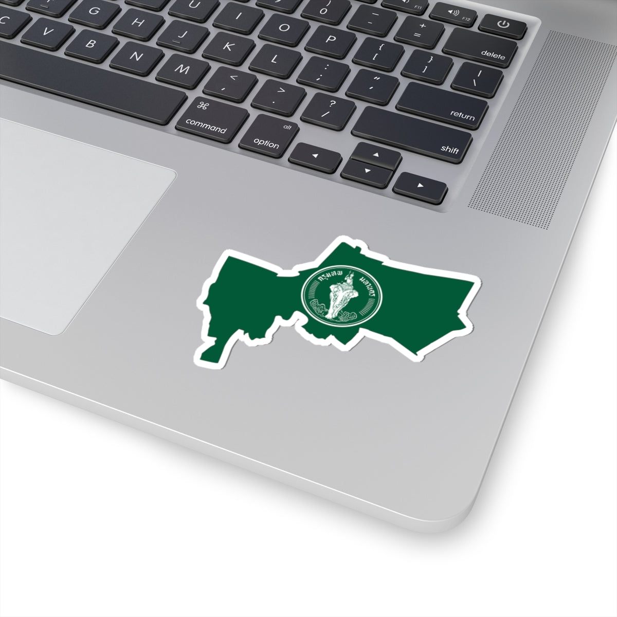 Flag map of Bangkok (Thailand) STICKER Vinyl Kiss-Cut Decal