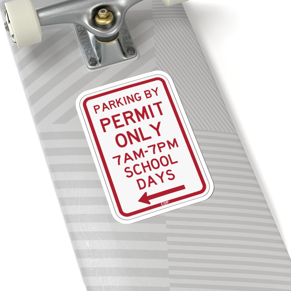 PBOT Road sign P4456L (Oregon) (Road Sign) STICKER Vinyl Kiss-Cut Decal