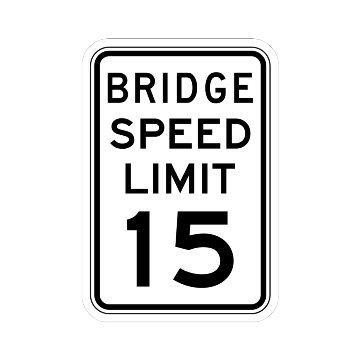 MNDOT R2-X5 (Minnesota) (Road Sign) STICKER Vinyl Kiss-Cut Decal