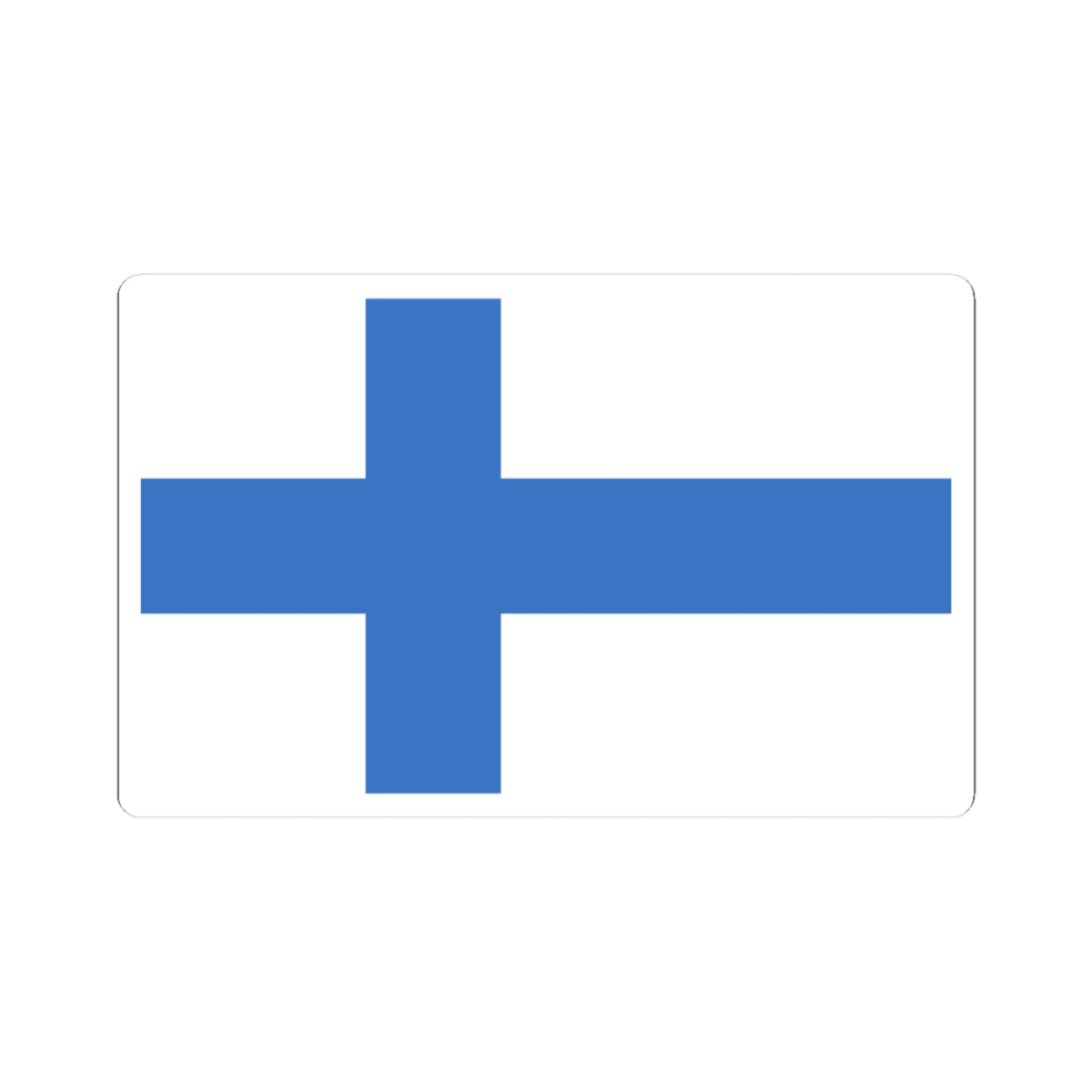 Flag of Finland 1918 (Finland) STICKER Vinyl Kiss-Cut Decal