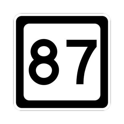 WV-87 (Virginia) (Road Sign) STICKER Vinyl Kiss-Cut Decal