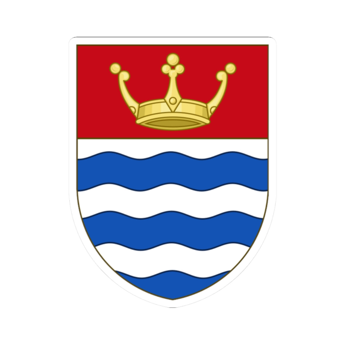 Arms of the Council of Greater London (England) (Coat of Arms) STICKER Vinyl Kiss-Cut Decal