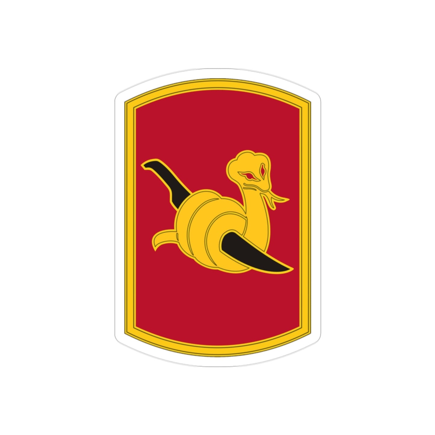 153rd Field Artillery Brigade (U.S. Army) REVERSE PRINT Transparent STICKER-2 Inch-The Sticker Space