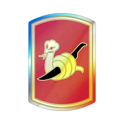 153rd Field Artillery Brigade (U.S. Army) Holographic STICKER Die-Cut Vinyl Decal 4 Inch Holographic - The Sticker Space