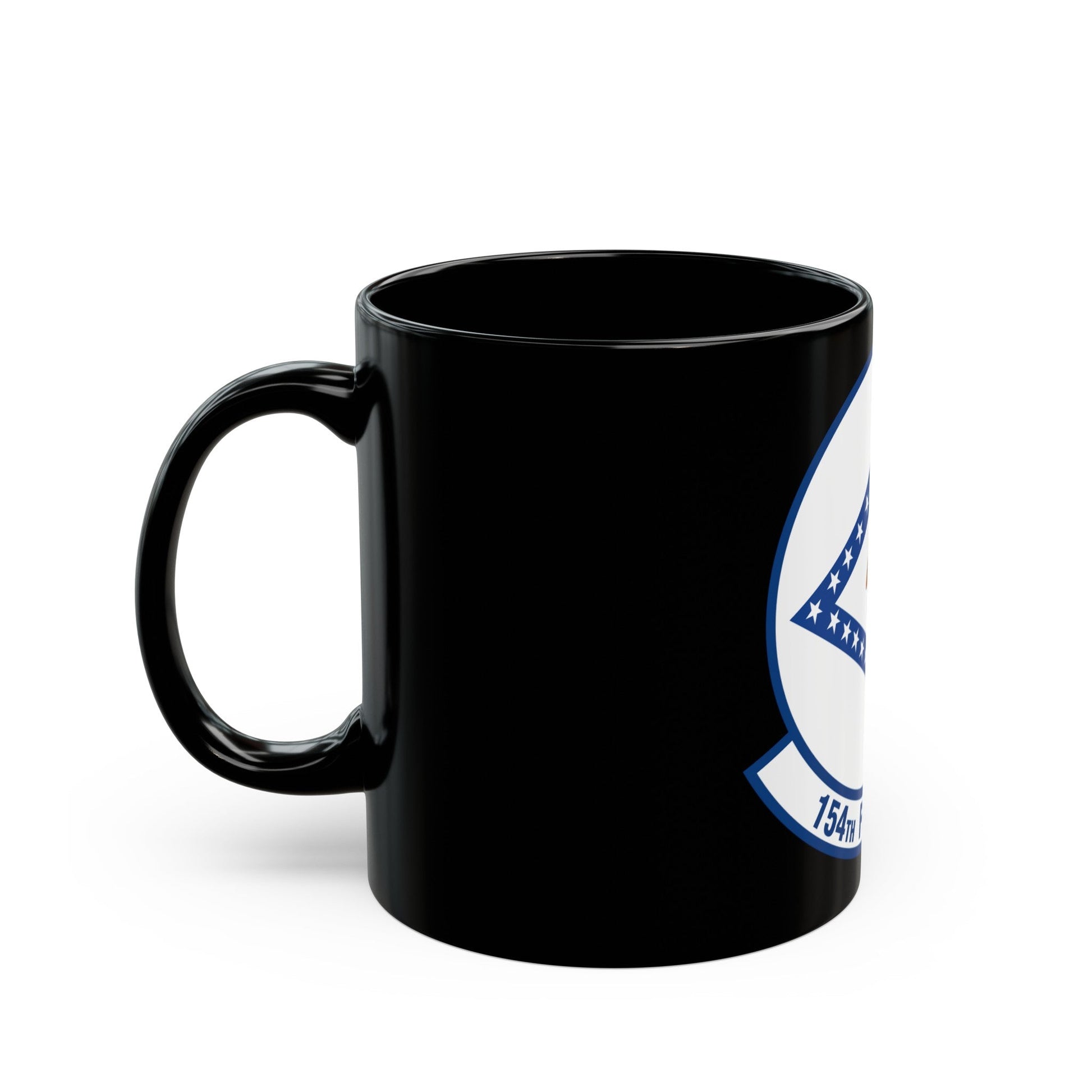 154 Fighter Squadron (U.S. Air Force) Black Coffee Mug-The Sticker Space