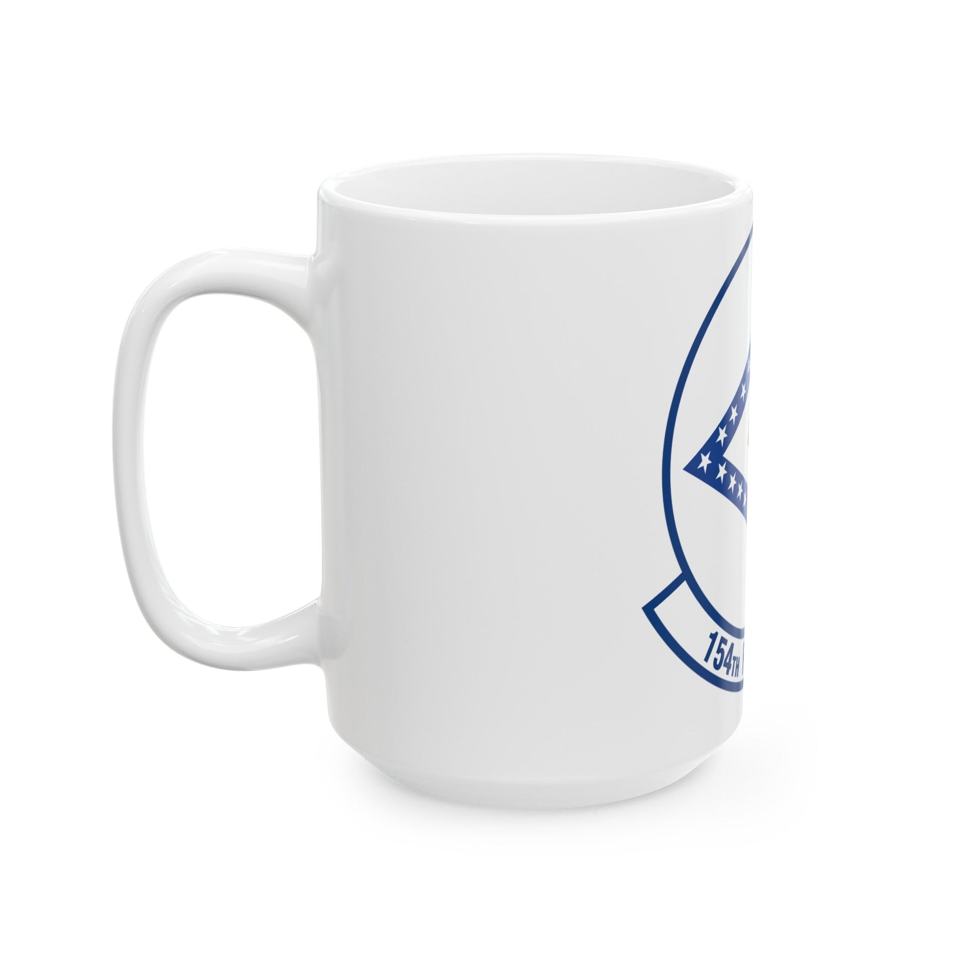 154 Fighter Squadron (U.S. Air Force) White Coffee Mug-The Sticker Space