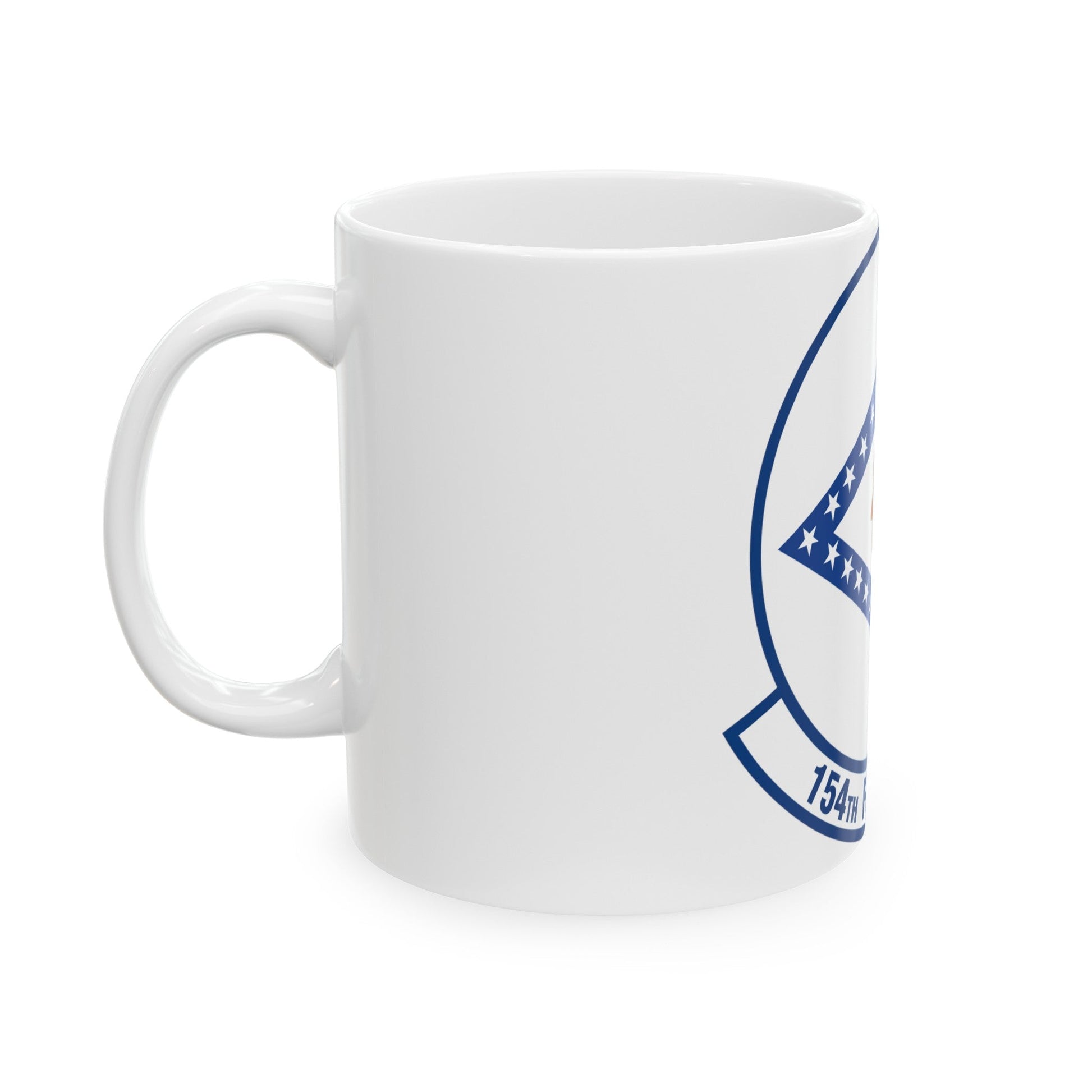 154 Fighter Squadron (U.S. Air Force) White Coffee Mug-The Sticker Space