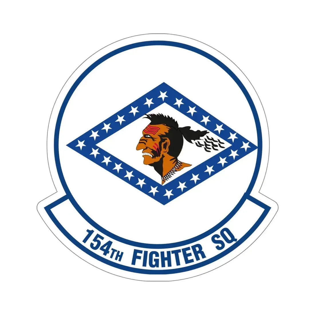 154 Fighter Squadron (U.S. Air Force) STICKER Vinyl Die-Cut Decal - The Sticker Space
