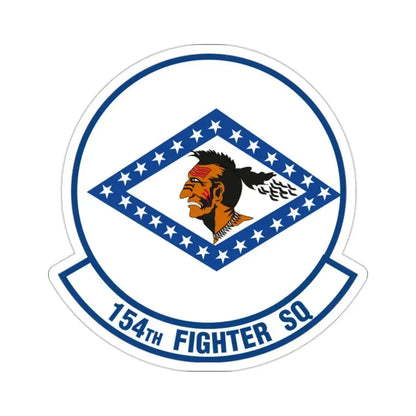 154 Fighter Squadron (U.S. Air Force) STICKER Vinyl Die-Cut Decal - The Sticker Space