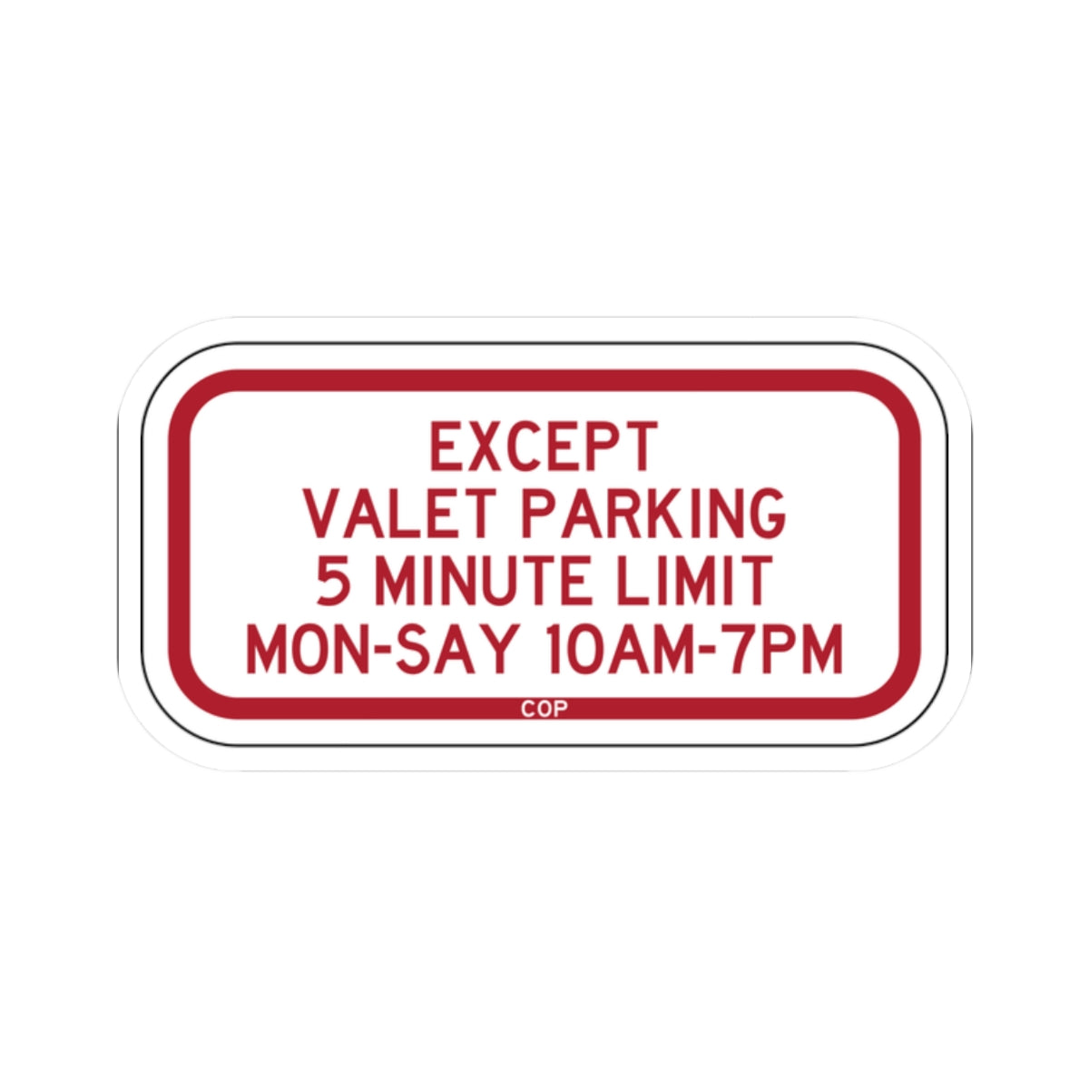 PBOT Road sign P1736 (Oregon) (Road Sign) STICKER Vinyl Kiss-Cut Decal