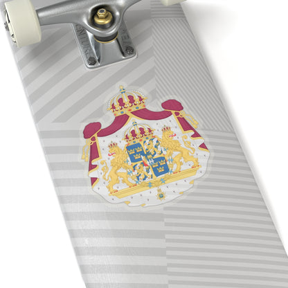 Great coat of arms of Sweden - STICKER Vinyl Kiss-Cut Decal