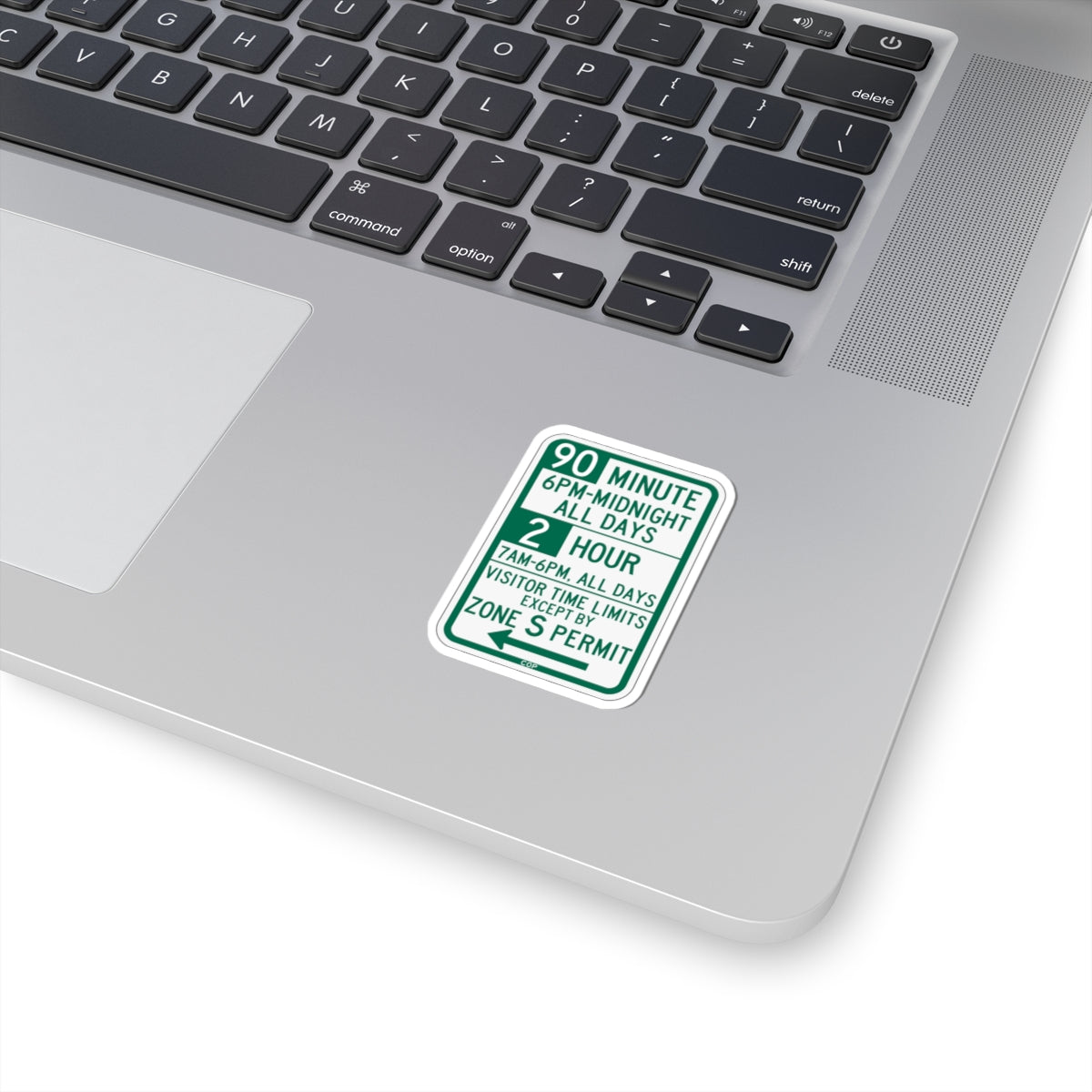 PBOT Road sign P4437R (Oregon) (Road Sign) STICKER Vinyl Kiss-Cut Decal