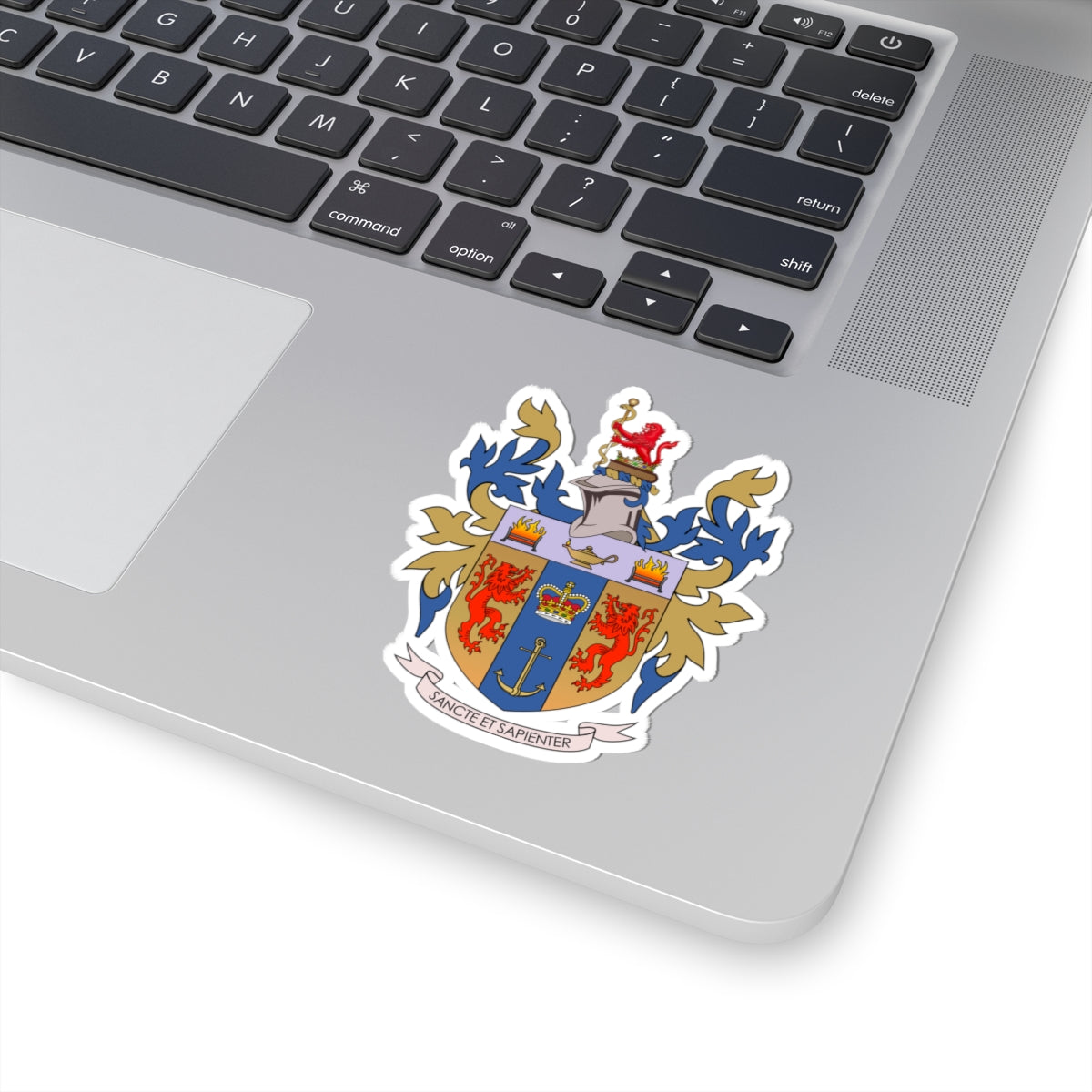 Arms of Kings College London (United Kingdom) (Coat of Arms) STICKER Vinyl Kiss-Cut Decal
