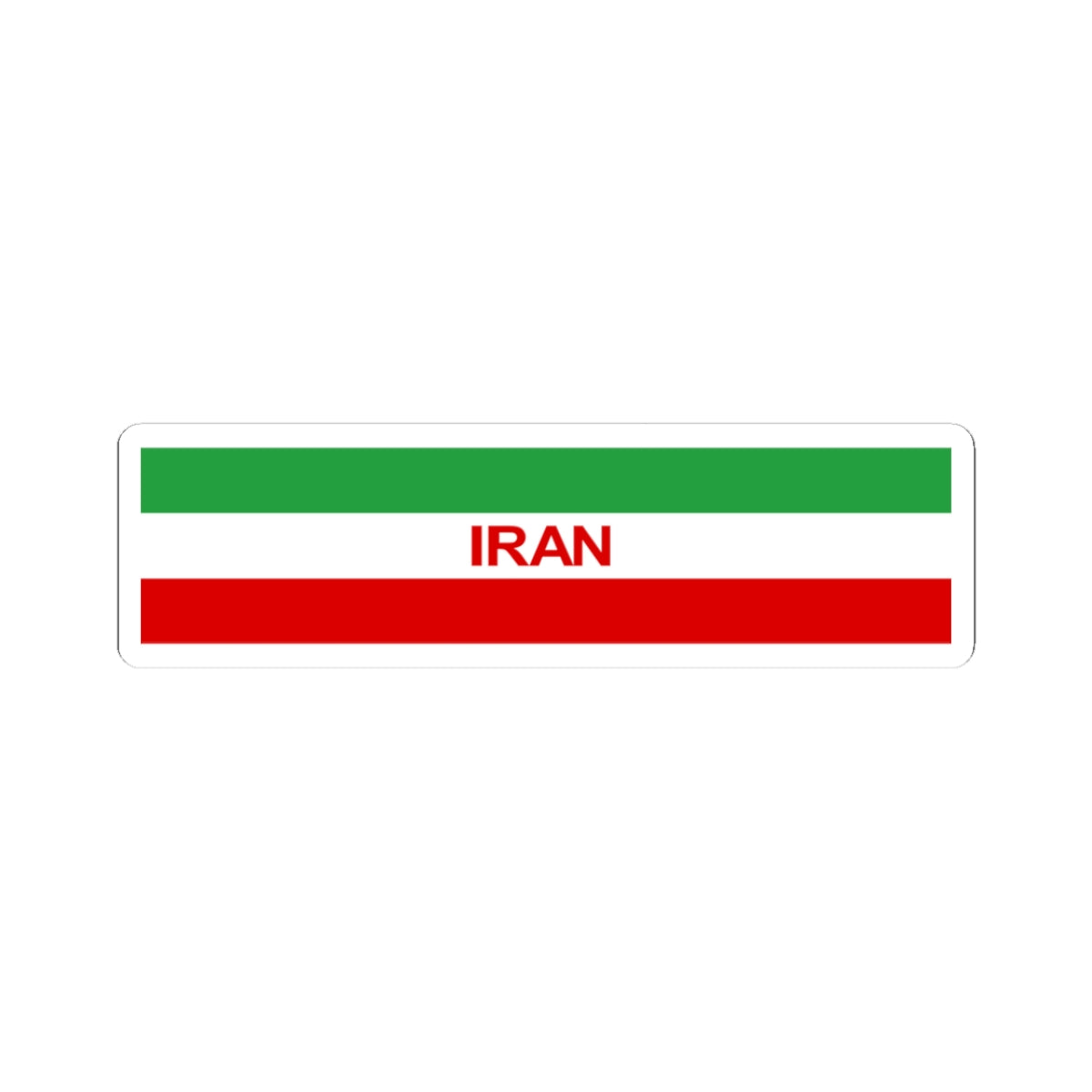 Flag of Iran for user page - 2022 (Iran) STICKER Vinyl Kiss-Cut Decal