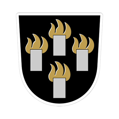 Suomussalmi.vaakuna (Finland) (Coat of Arms) STICKER Vinyl Kiss-Cut Decal
