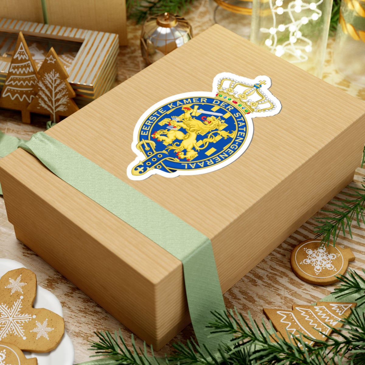 Coat of arms of the Eerste Kamer - STICKER Vinyl Kiss-Cut Decal