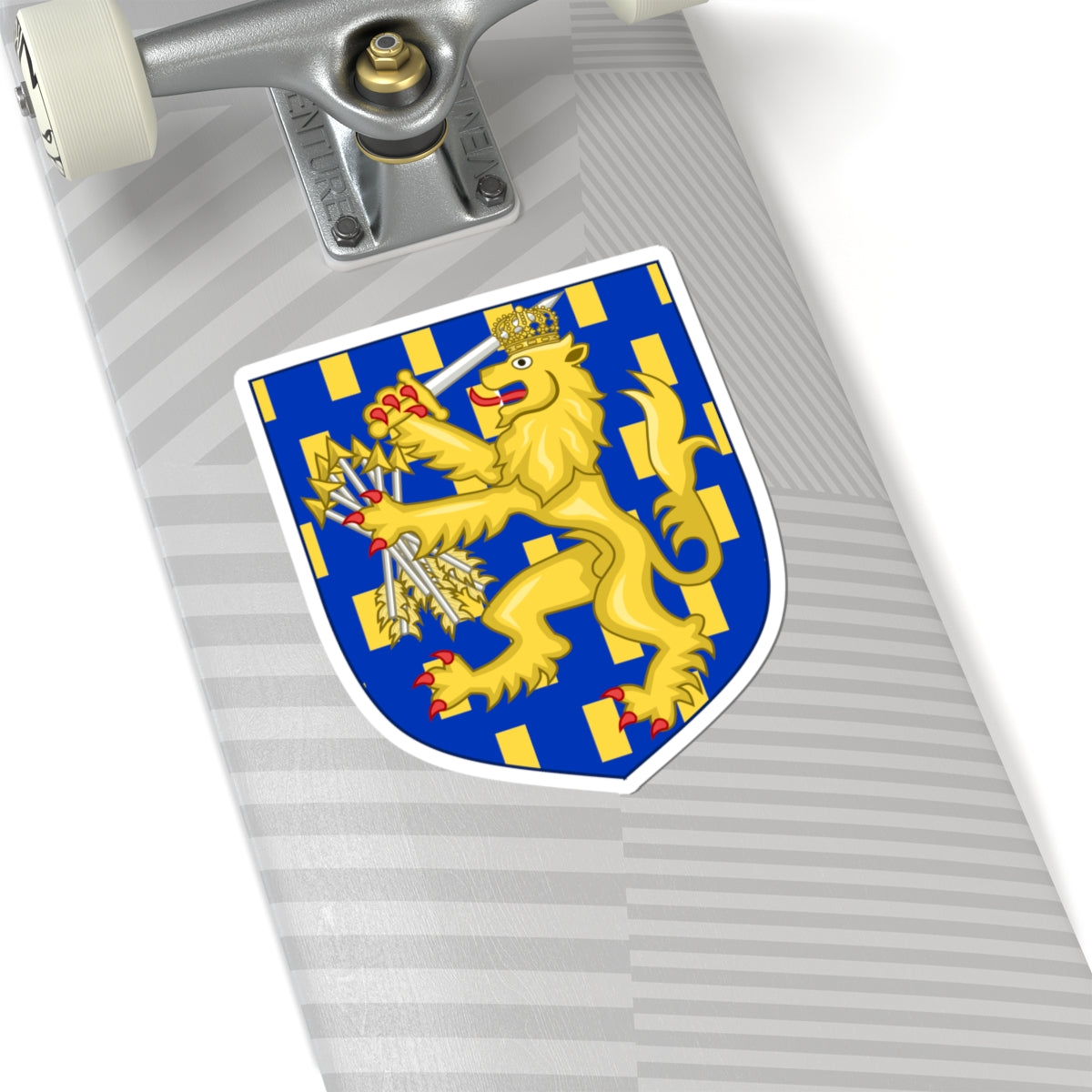 Arms of the Netherlands 1815-1907 (Netherlands) (Coat of Arms) STICKER Vinyl Kiss-Cut Decal