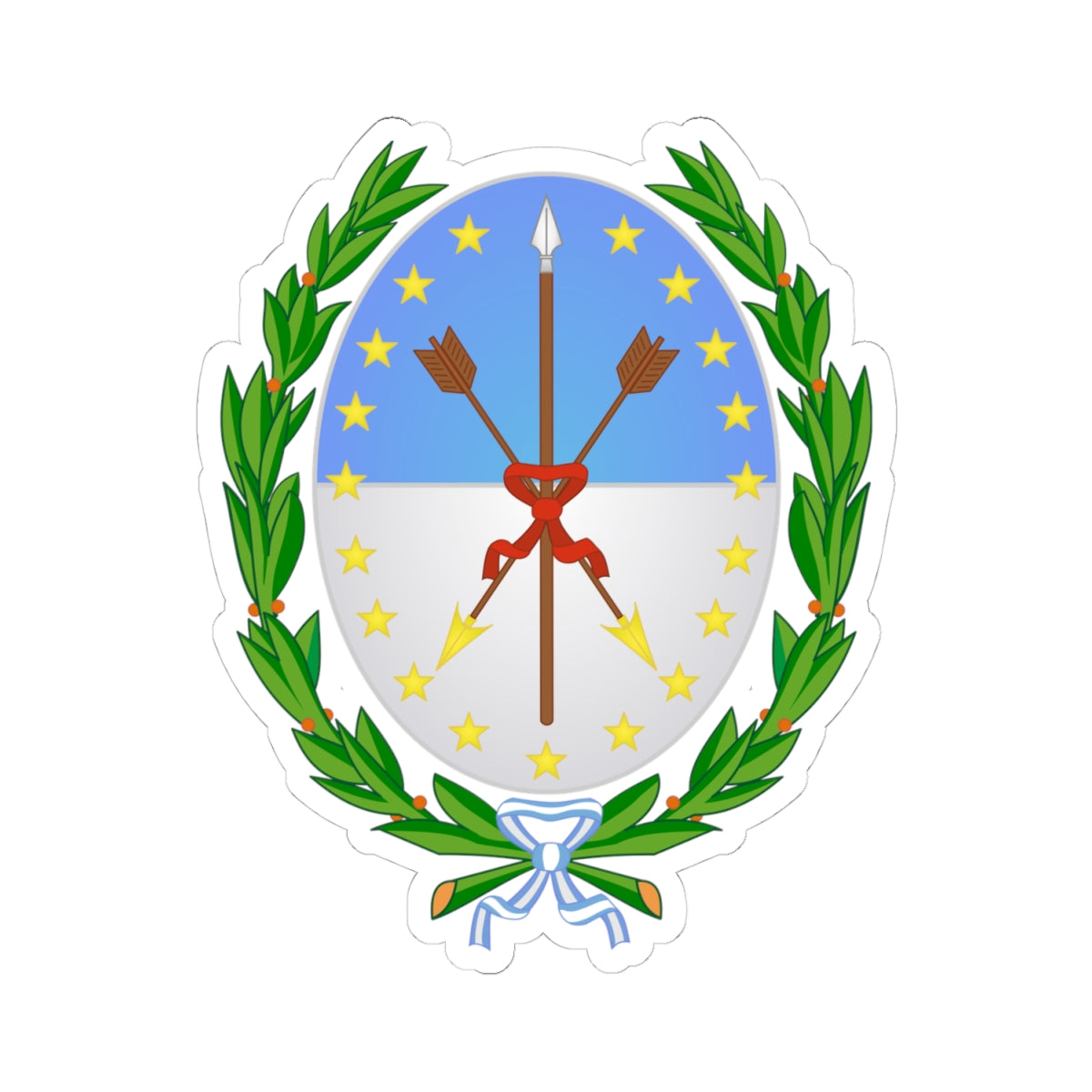 Coat of Arms Santa Fe Argentina - STICKER Vinyl Kiss-Cut Decal