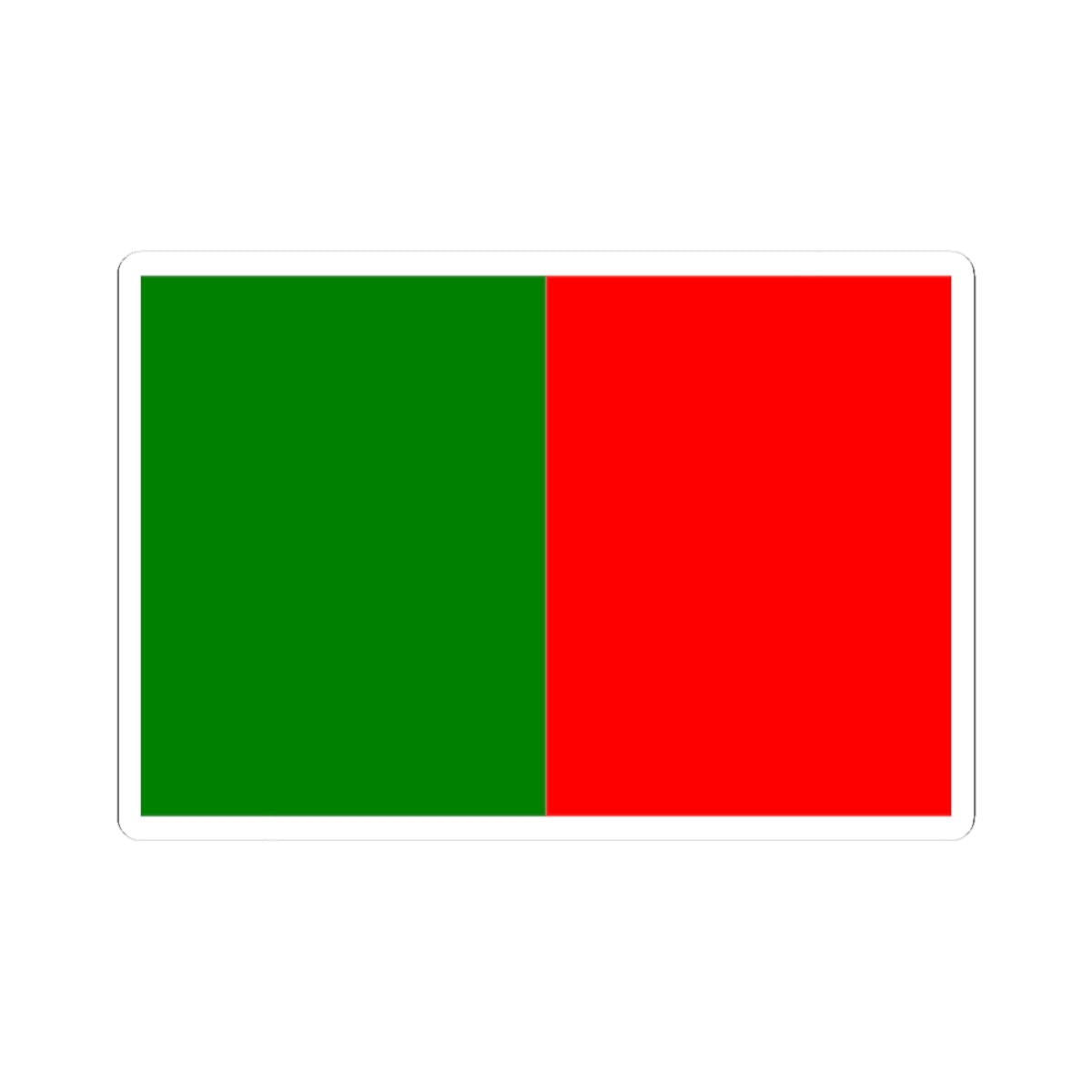 Flag of Bourges (France) STICKER Vinyl Kiss-Cut Decal
