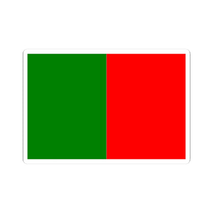 Flag of Bourges (France) STICKER Vinyl Kiss-Cut Decal