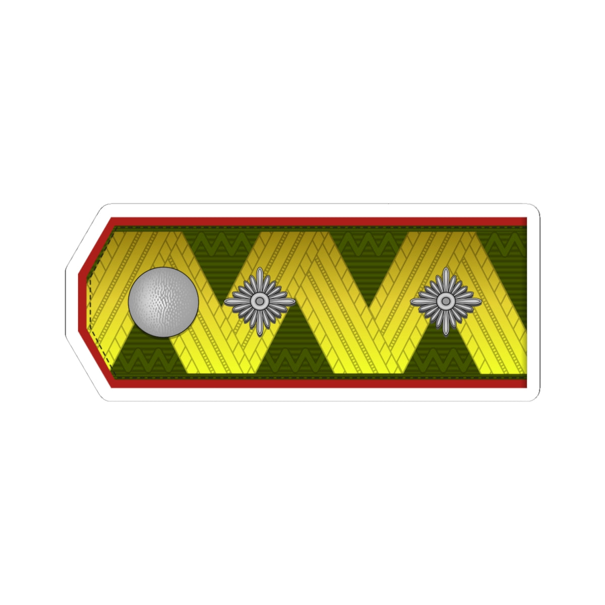 ROA General h (Russia) (Military Rank) STICKER Vinyl Kiss-Cut Decal