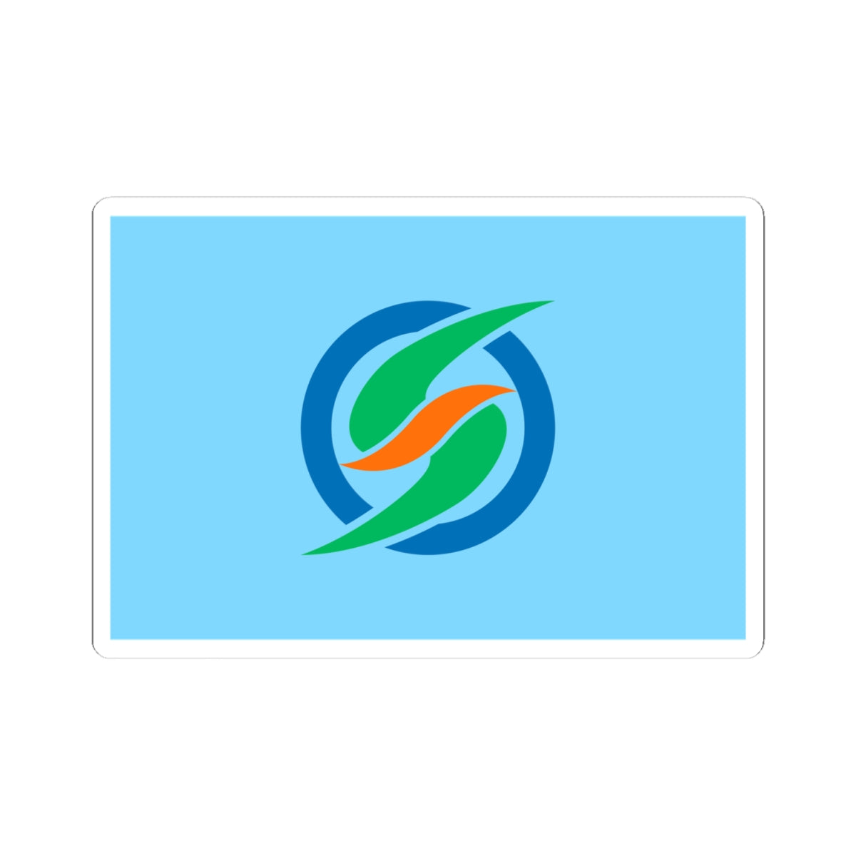 Flag of Shika Ishikawa (Japan) STICKER Vinyl Kiss-Cut Decal