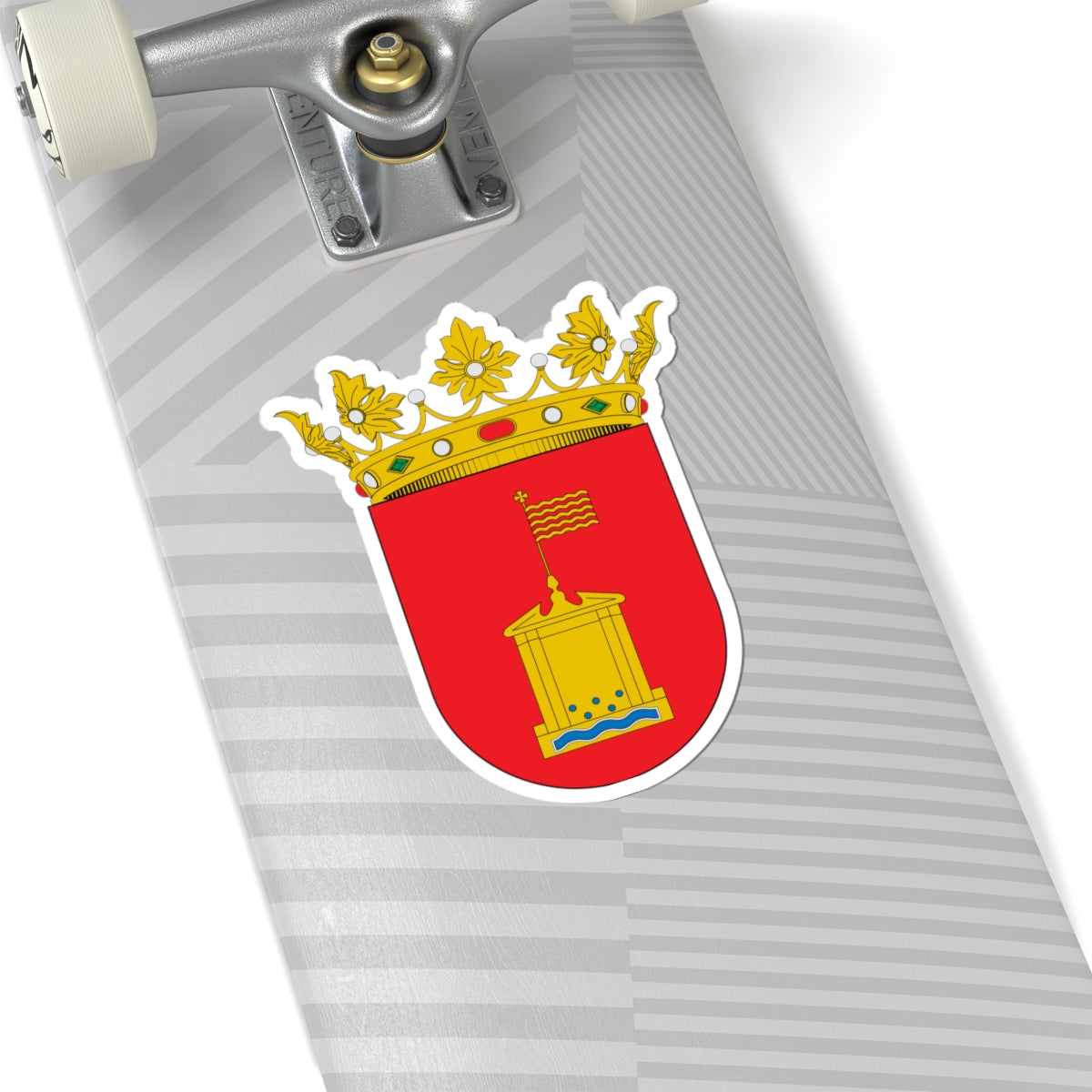 Escudo de Manchones (Spain) (Coat of Arms) STICKER Vinyl Kiss-Cut Decal