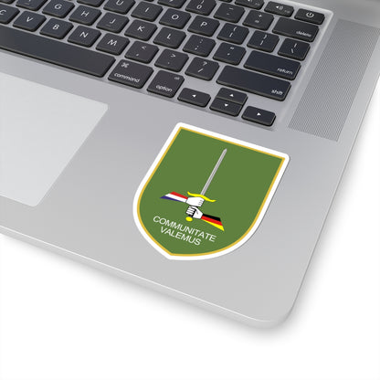 1 GE-NL Corps (Germany) (Coat of Arms) STICKER Vinyl Kiss-Cut Decal