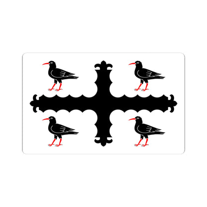 Flag of Flintshire (United Kingdom) STICKER Vinyl Kiss-Cut Decal