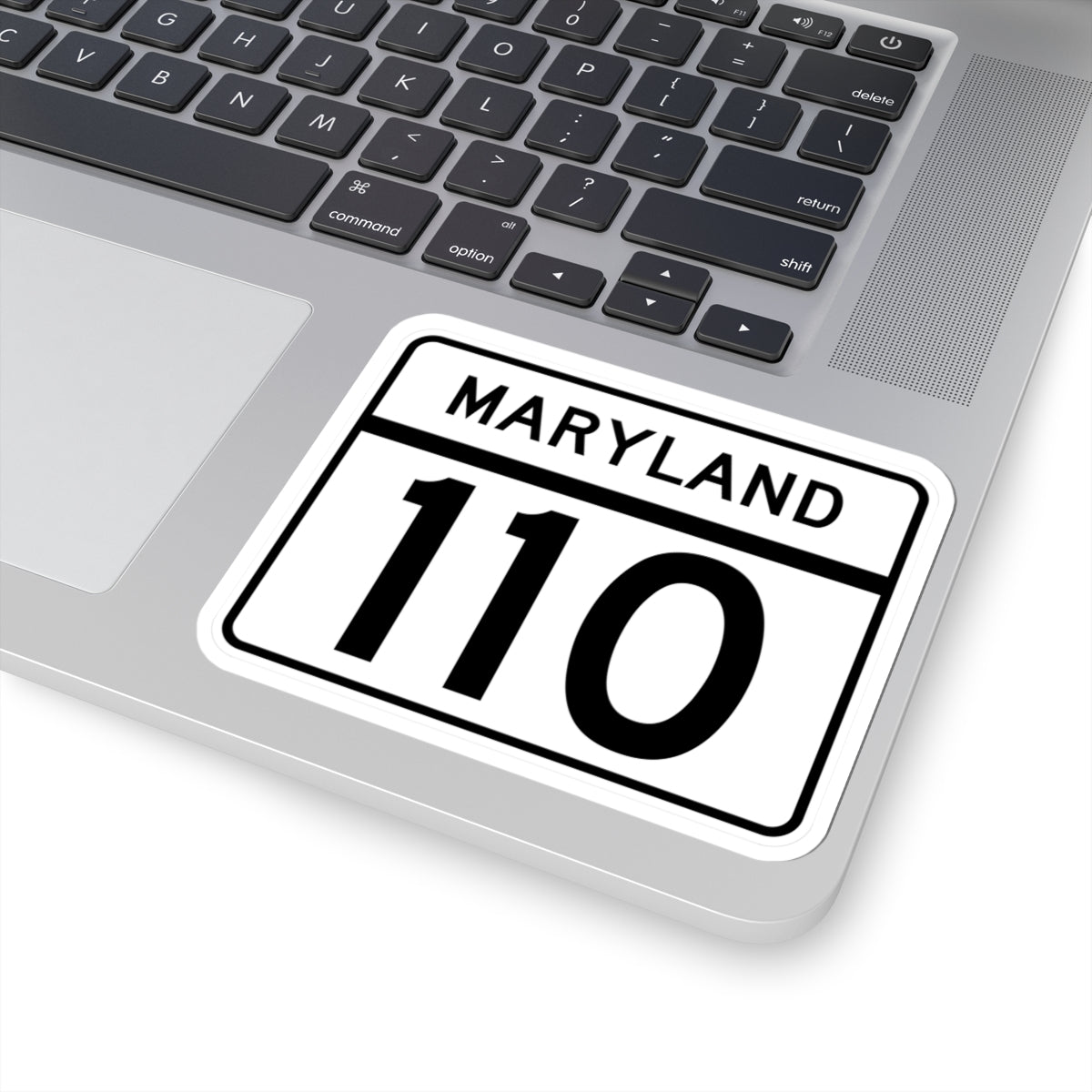 MD Route 110 (Maryland) (Road Sign) STICKER Vinyl Kiss-Cut Decal