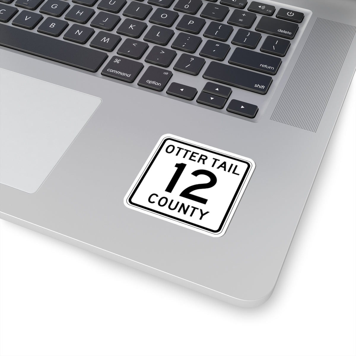 Otter Tail County Route 12 MN (Minnesota) (Road Sign) STICKER Vinyl Kiss-Cut Decal