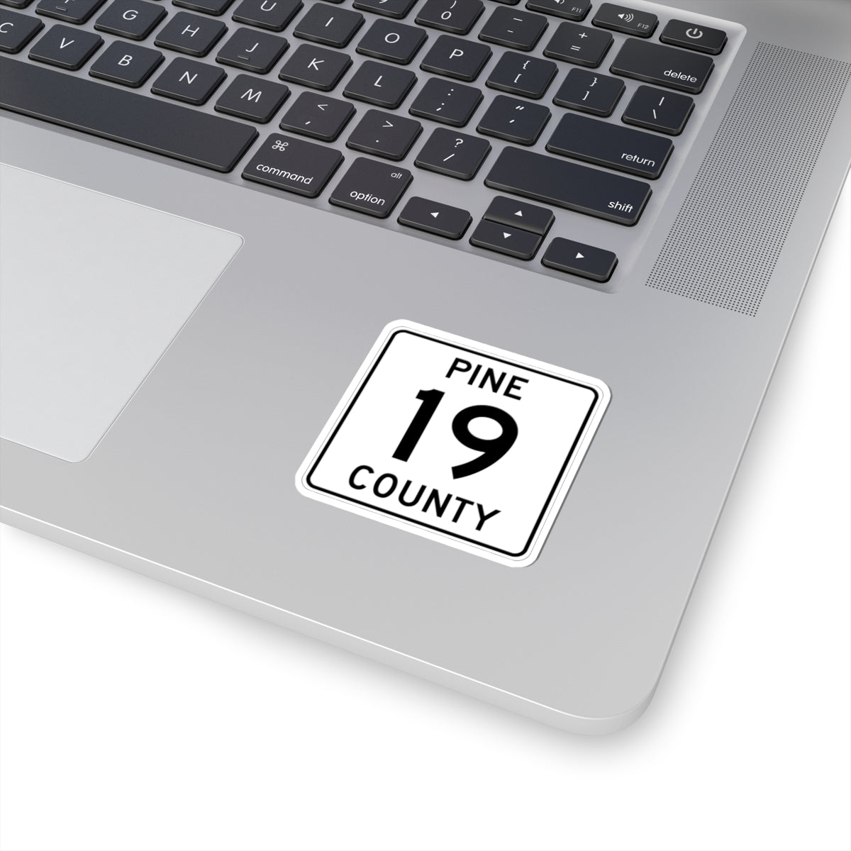Pine County Route 19 MN (Minnesota) (Road Sign) STICKER Vinyl Kiss-Cut Decal