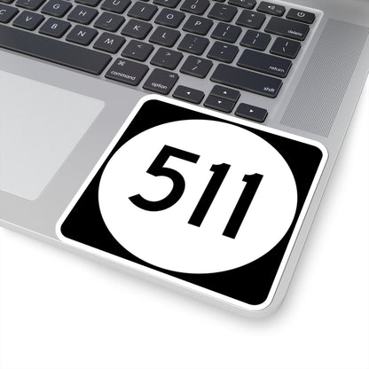 PR tertiary 511 (Puerto Rico) (Road Sign) STICKER Vinyl Kiss-Cut Decal