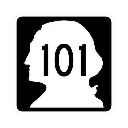 WA-101 (Washington) (Road Sign) STICKER Vinyl Kiss-Cut Decal