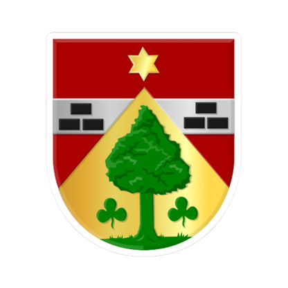 Appelscha wapen (Netherlands) (Coat of Arms) STICKER Vinyl Kiss-Cut Decal