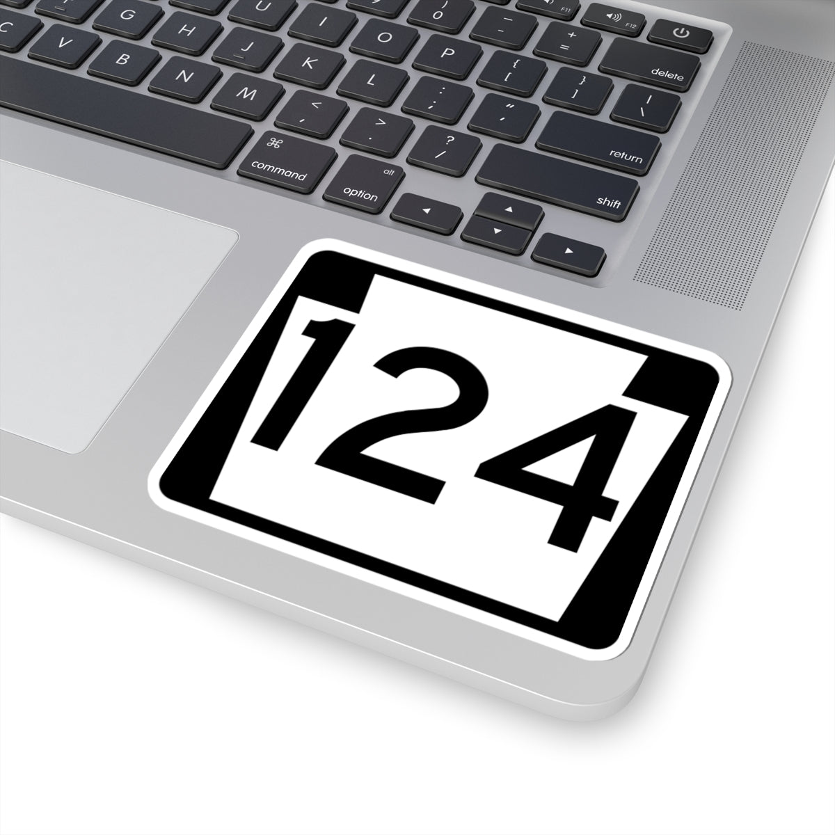 PA-124 (Pennsylvania) (Road Sign) STICKER Vinyl Kiss-Cut Decal