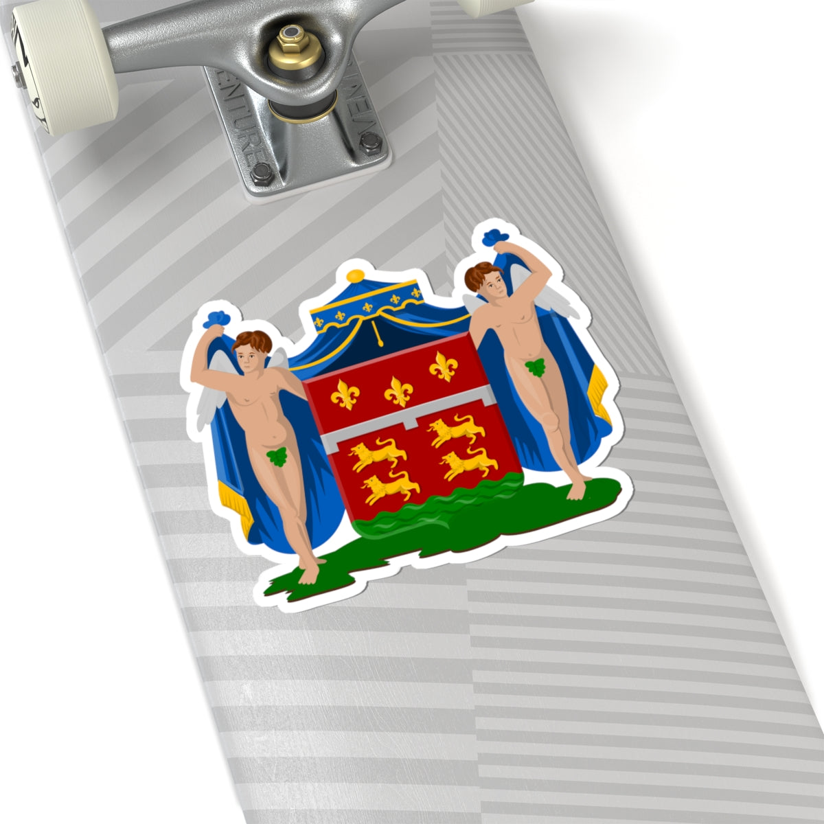 Beverwijk wapen 1818 (Netherlands) (Coat of Arms) STICKER Vinyl Kiss-Cut Decal