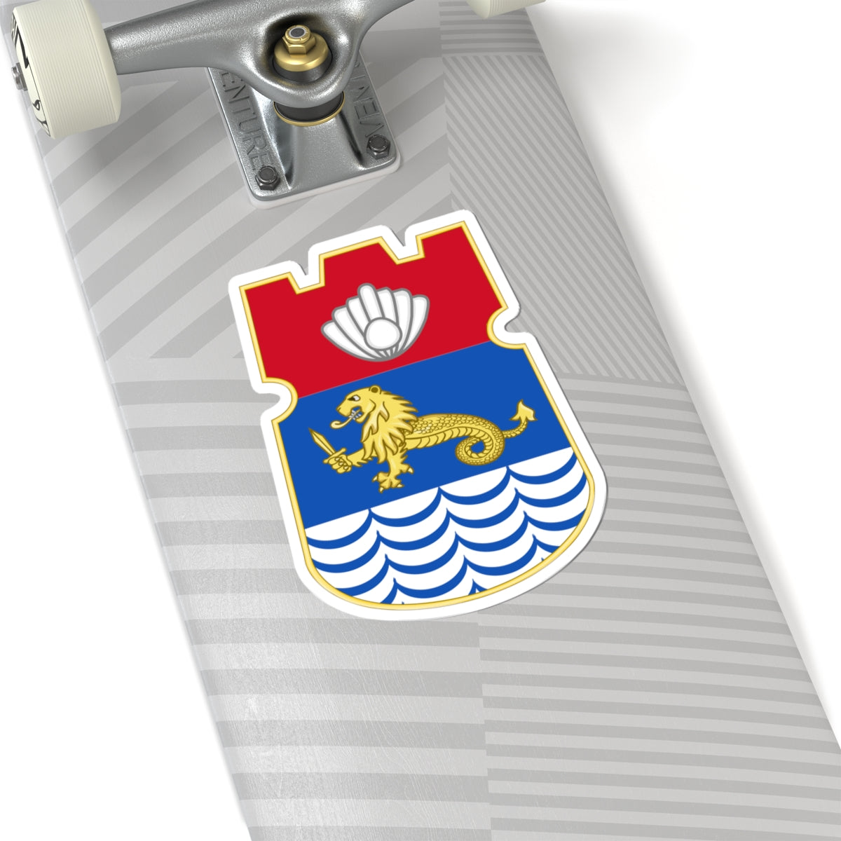 Arms of the Seal of Manila Philippines (Philippines) (Coat of Arms) STICKER Vinyl Kiss-Cut Decal