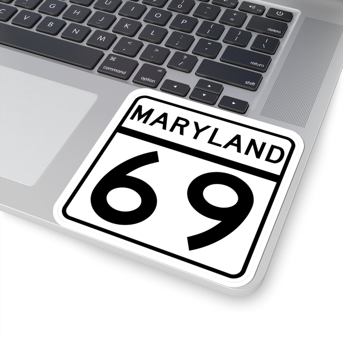 MD Route 69 (Maryland) (Road Sign) STICKER Vinyl Kiss-Cut Decal
