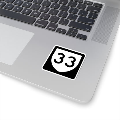 PR urban primary 33 (Puerto Rico) (Road Sign) STICKER Vinyl Kiss-Cut Decal