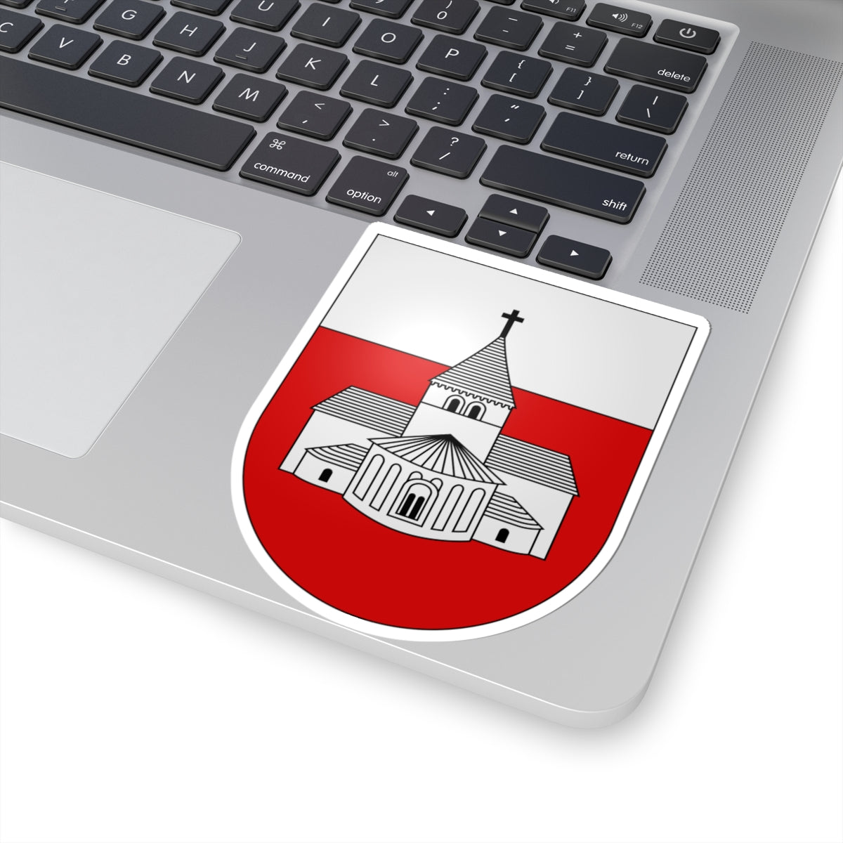 Saint-Sulpice-coat of arms (Switzerland) (Coat of Arms) STICKER Vinyl Kiss-Cut Decal