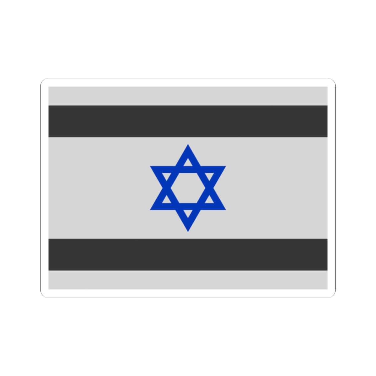 Flag of Israel - Star of David (Israel) STICKER Vinyl Kiss-Cut Decal