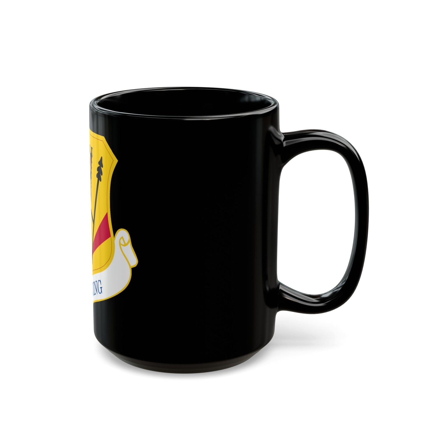 154th Wing (U.S. Air Force) Black Coffee Mug-The Sticker Space