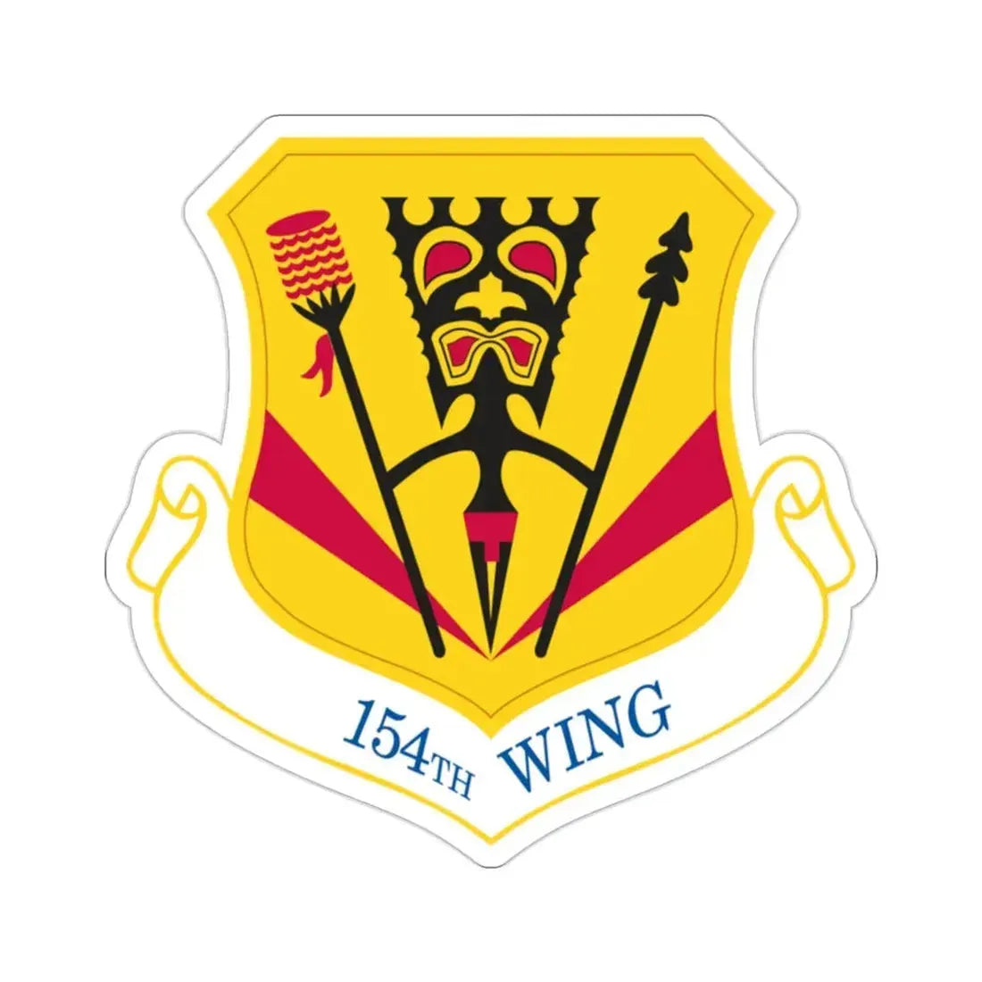154th Wing (U.S. Air Force) STICKER Vinyl Die-Cut Decal - The Sticker Space