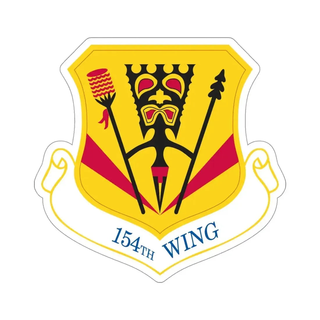 154th Wing (U.S. Air Force) STICKER Vinyl Die-Cut Decal - The Sticker Space