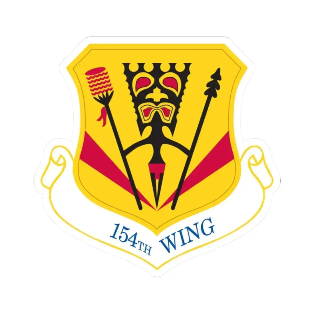 154th Wing (U.S. Air Force) STICKER Vinyl Kiss-Cut Decal - The Sticker Space