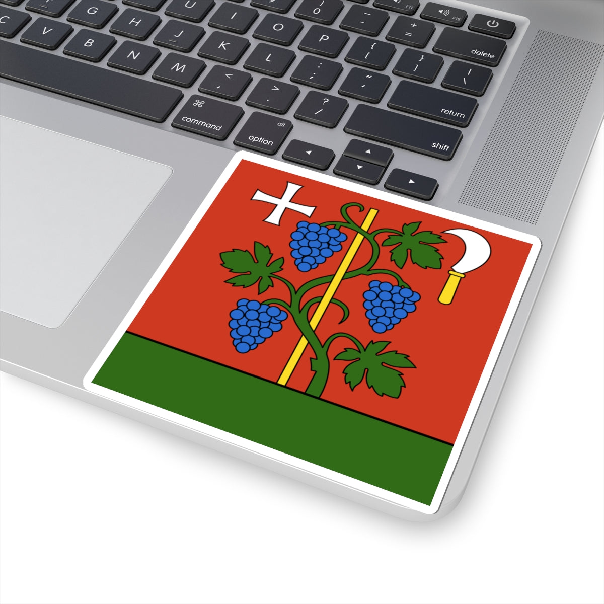 CHE Hongg Flag (Switzerland) STICKER Vinyl Kiss-Cut Decal