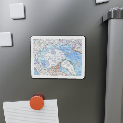 Arctic Ocean (1971) (Map) Refrigerator Magnet-The Sticker Space