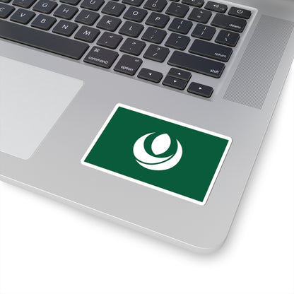 Flag of Kurihara Miyagi (Japan) STICKER Vinyl Kiss-Cut Decal
